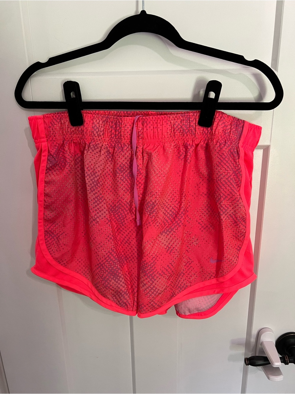 Nike Women's Neon Pink Dri-FIT Athletic Shorts